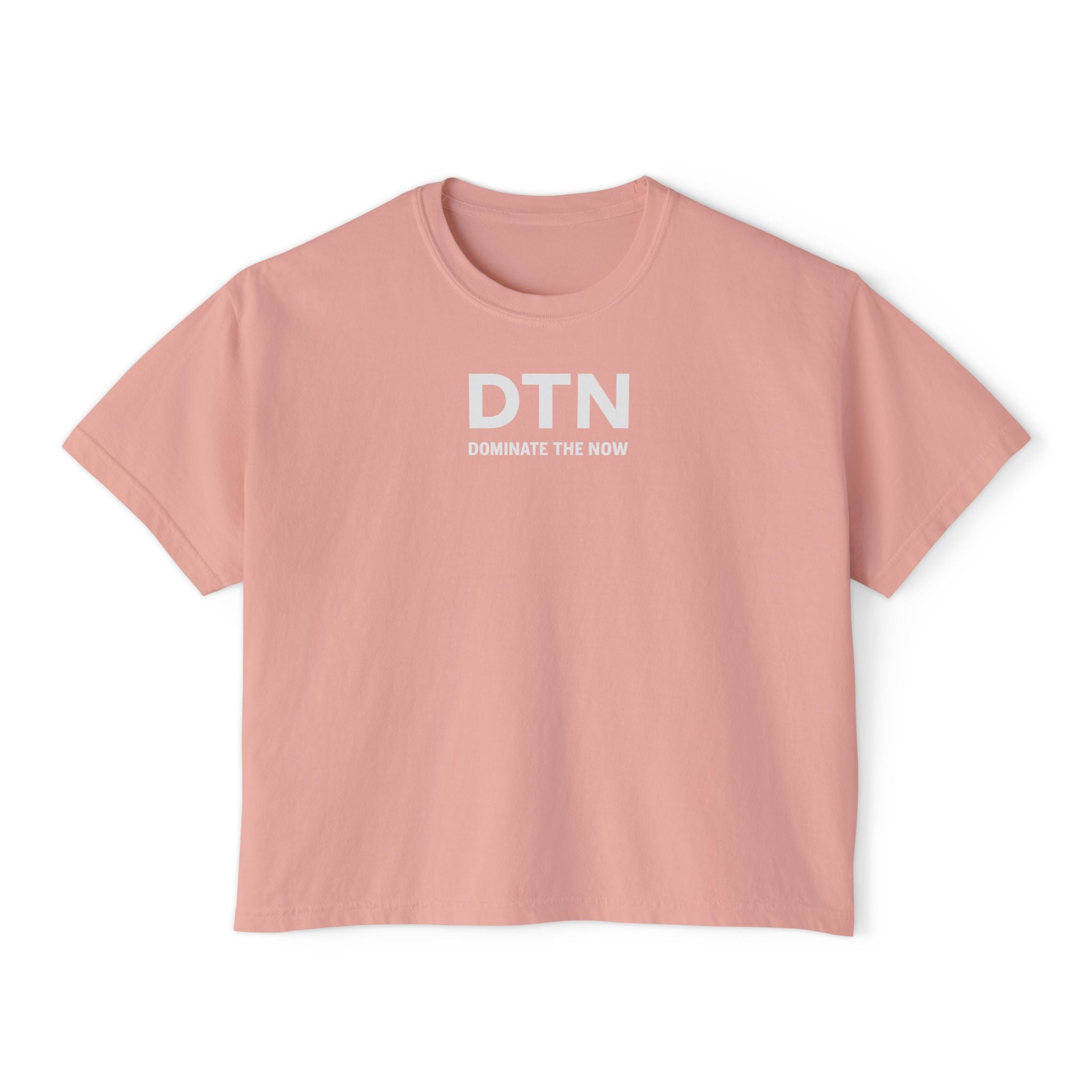 Casual Women's Boxy Tee with DTN Design