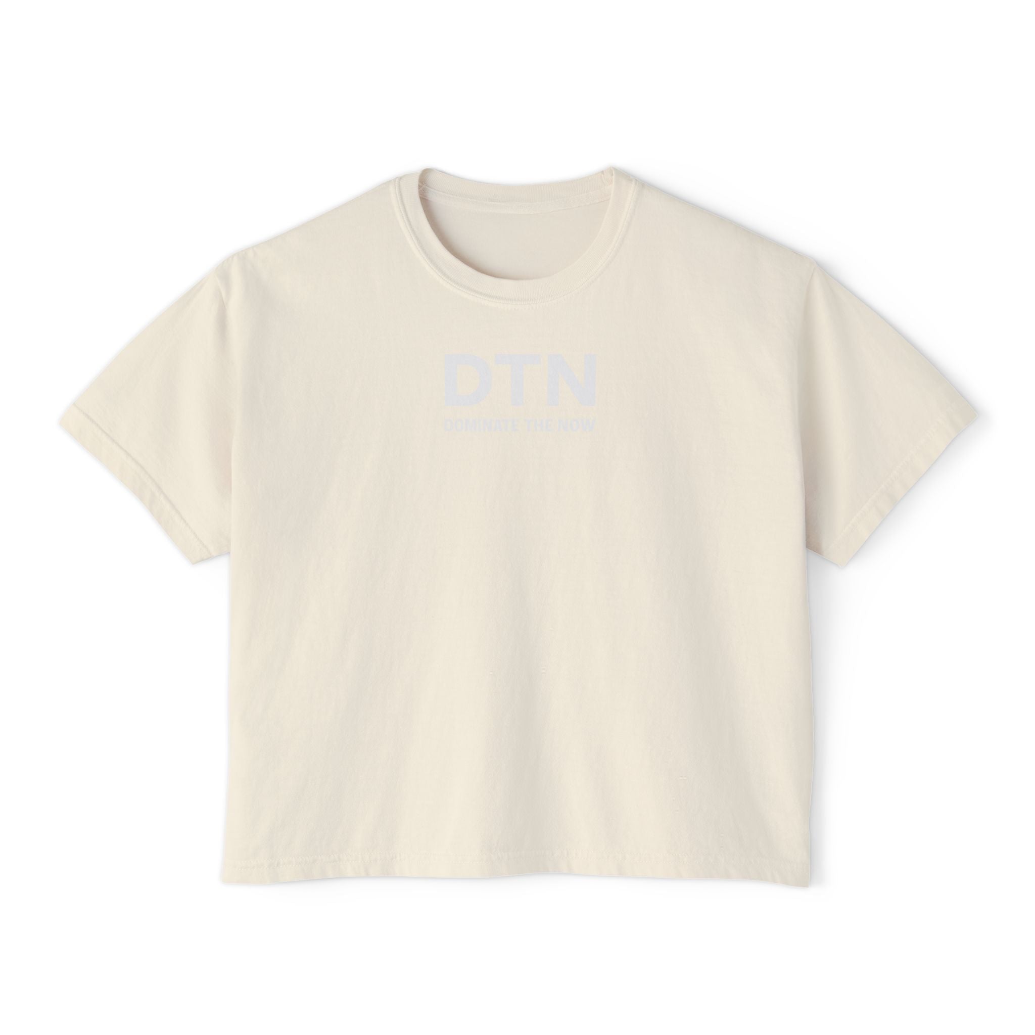 Casual Women's Boxy Tee with DTN Design